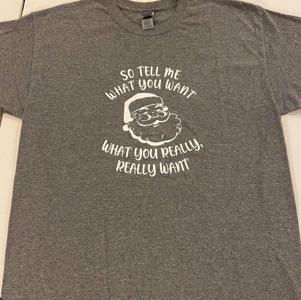 Gray Christmas Tshirt